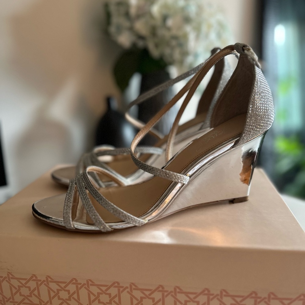 Badgley Mischka Wedge Sandals